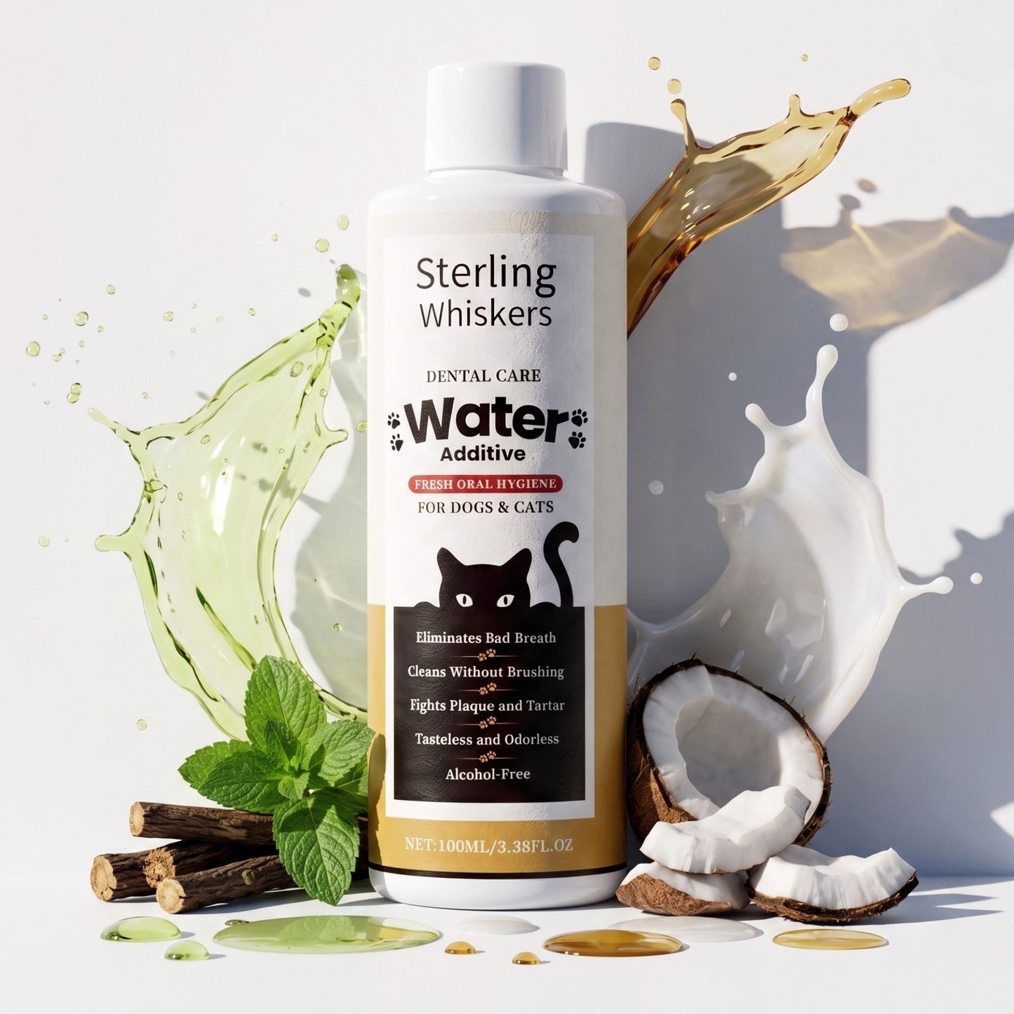 Sterling Whiskers™ Cat Dental Drops