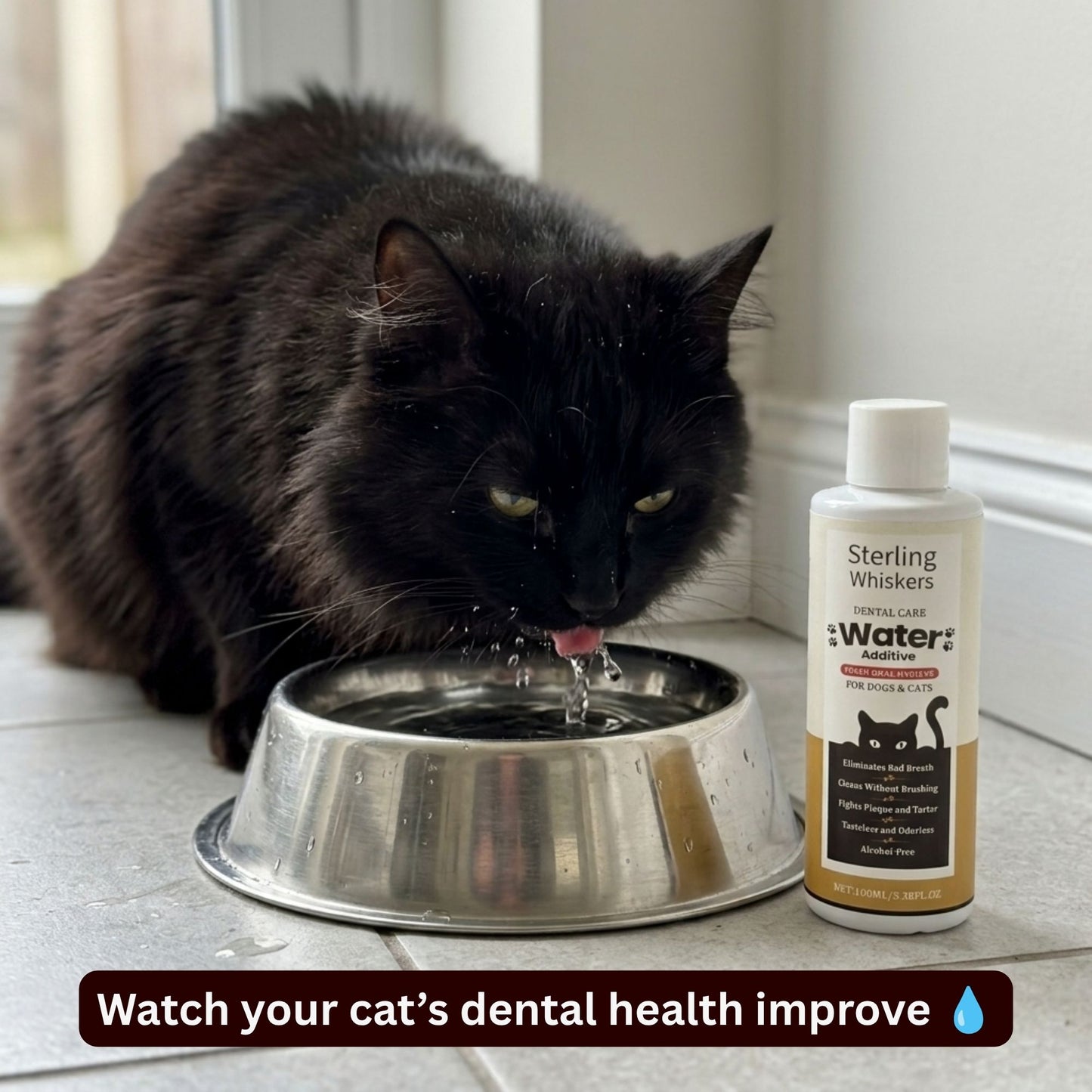 Sterling Whiskers™ Cat Dental Drops