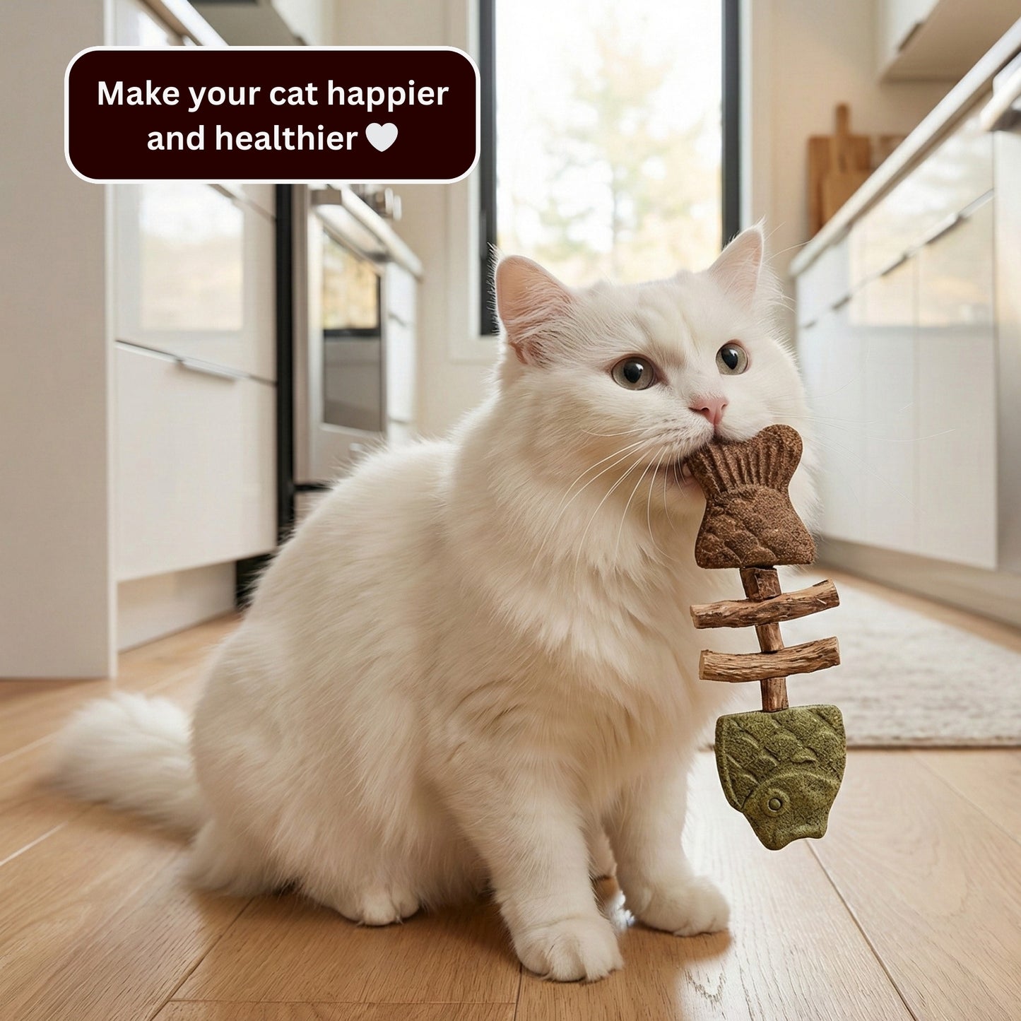 Sterling Whiskers™ Catnip & Silvervine Chew